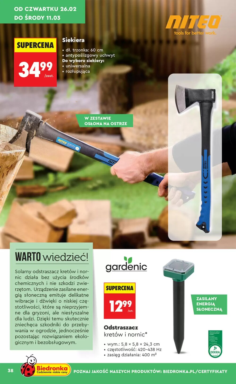 Gazetka promocyjna Biedronka  ważna od 21.02.2026 - Strona 38.