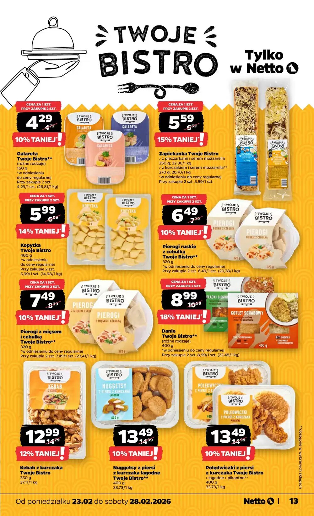 Gazetka promocyjna Netto  ważna od 23.02.2026 - Strona 13.