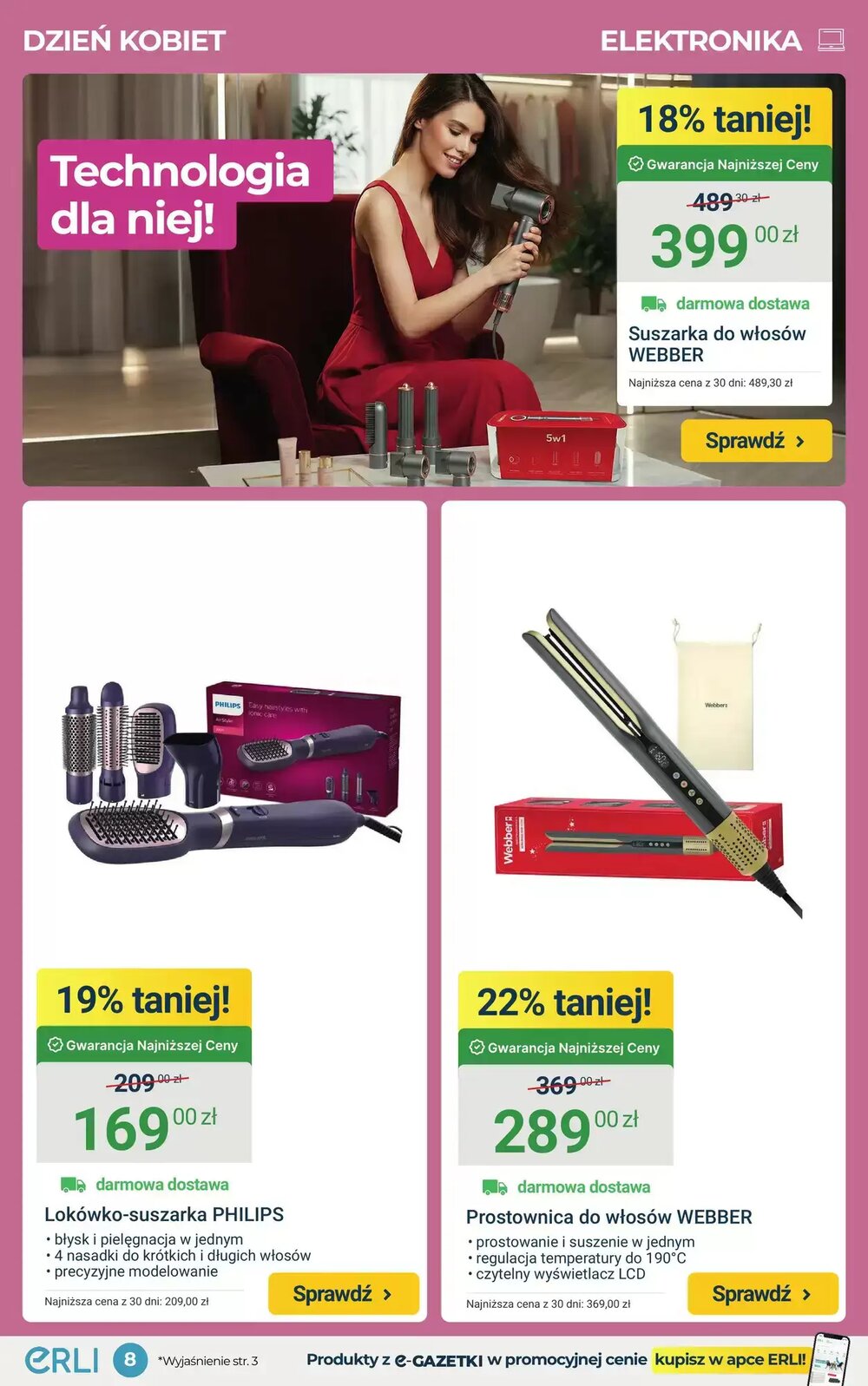 Gazetka promocyjna ERLI  ważna od 23.02.2026 - Strona 8.