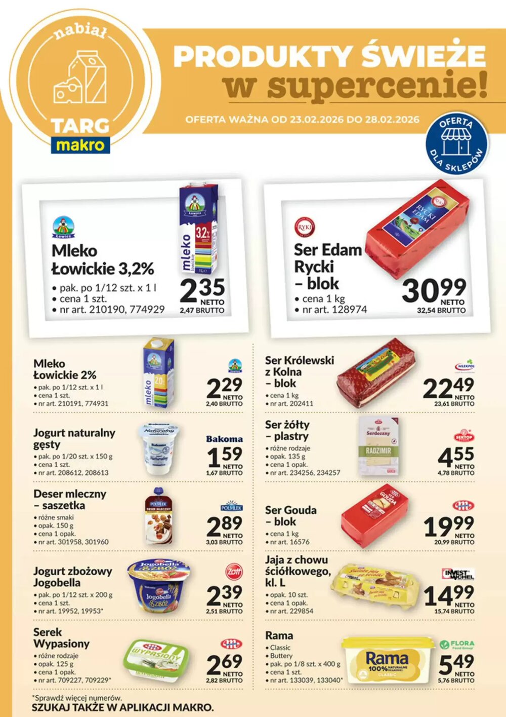 Gazetka promocyjna Makro  ważna od 23.02.2026 - Strona 1.