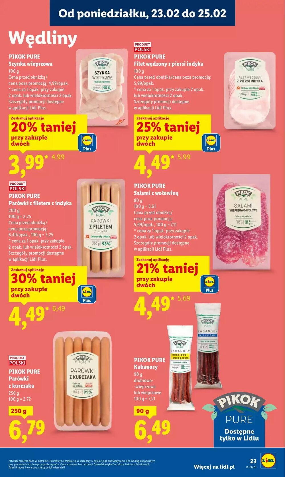 Gazetka promocyjna Lidl  ważna od 23.02.2026 - Strona 23.