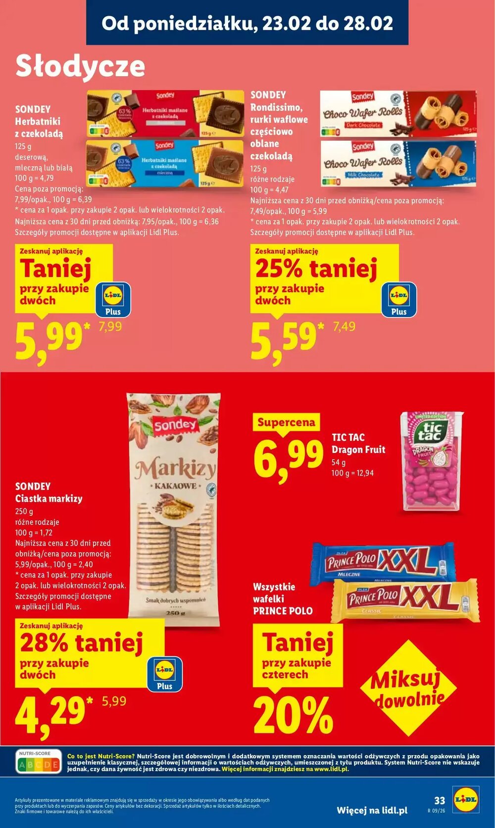 Gazetka promocyjna Lidl  ważna od 23.02.2026 - Strona 33.