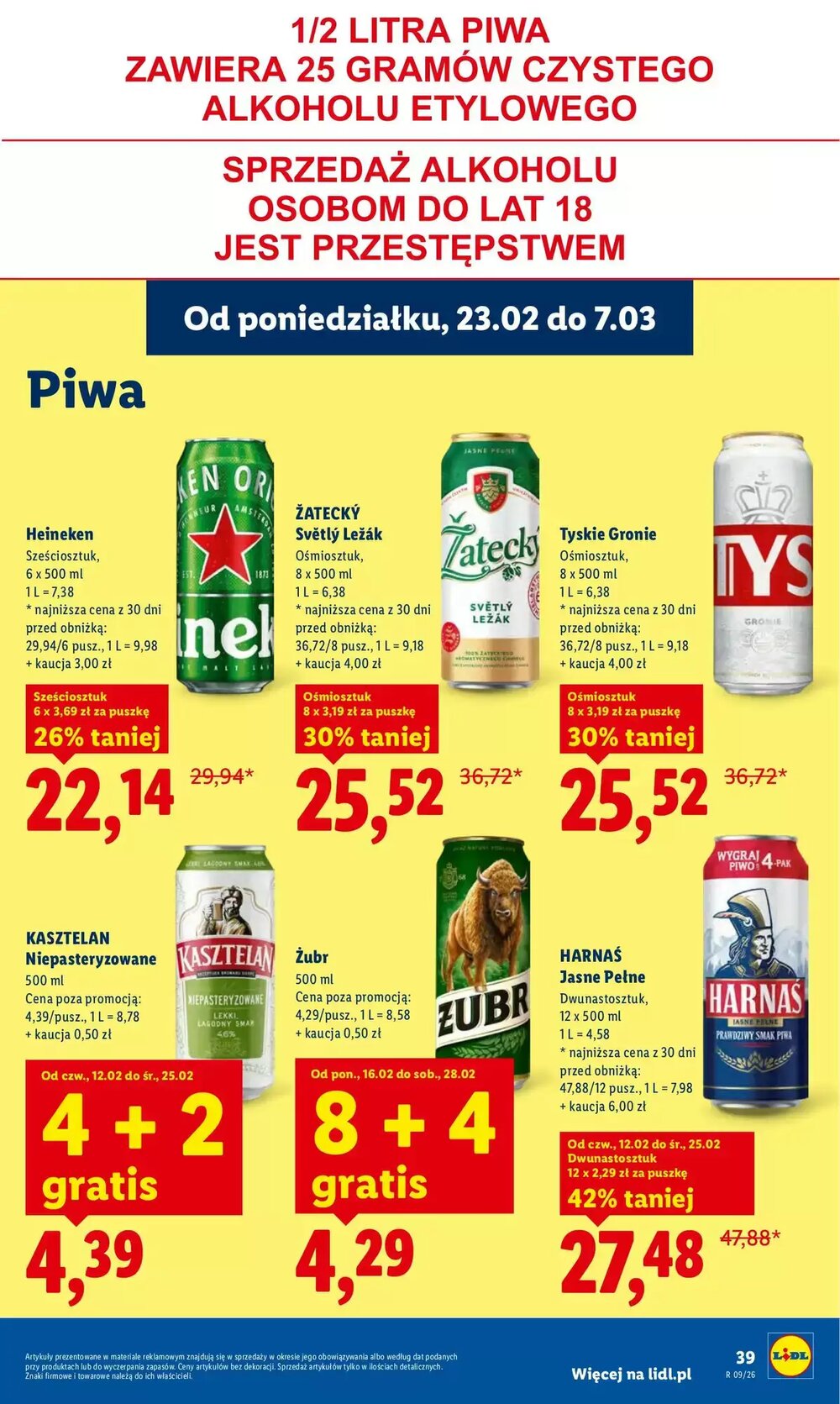 Gazetka promocyjna Lidl  ważna od 23.02.2026 - Strona 39.