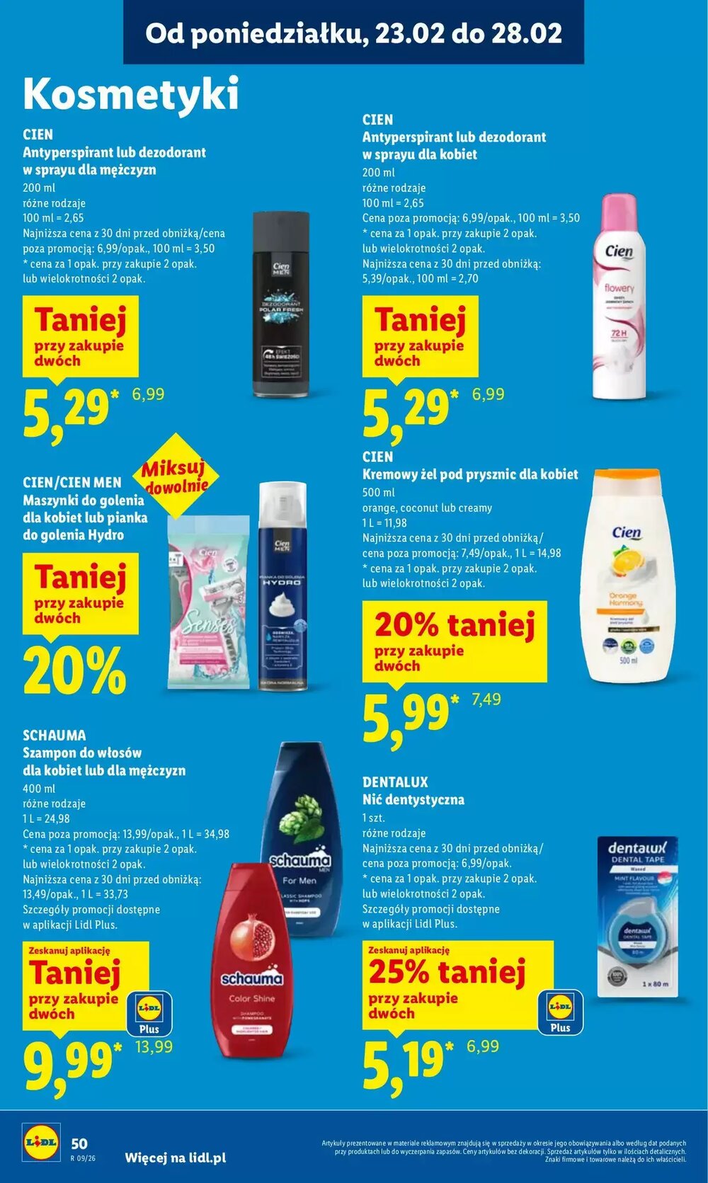 Gazetka promocyjna Lidl  ważna od 23.02.2026 - Strona 50.