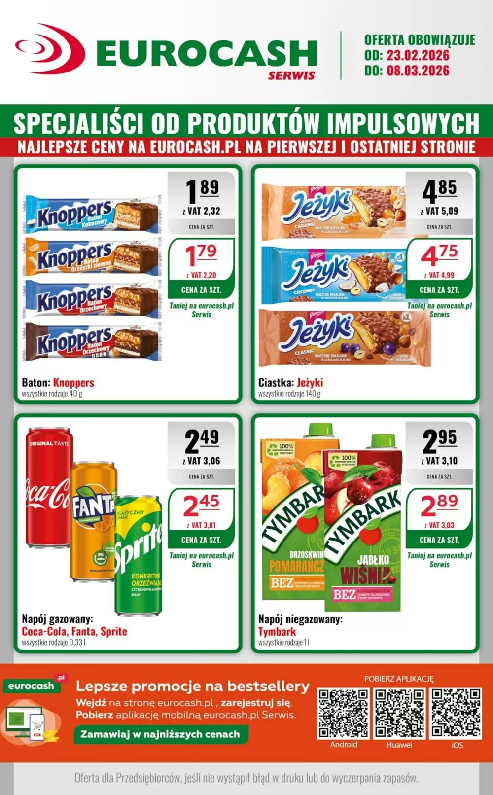 Gazetka promocyjna Eurocash  ważna od 23.02.2026 - Strona 1.