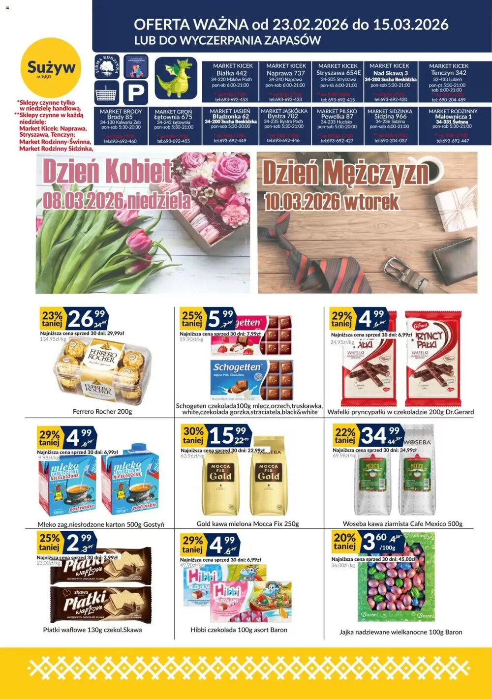 Gazetka promocyjna Sużyw  ważna od 23.02.2026 - Strona 1.