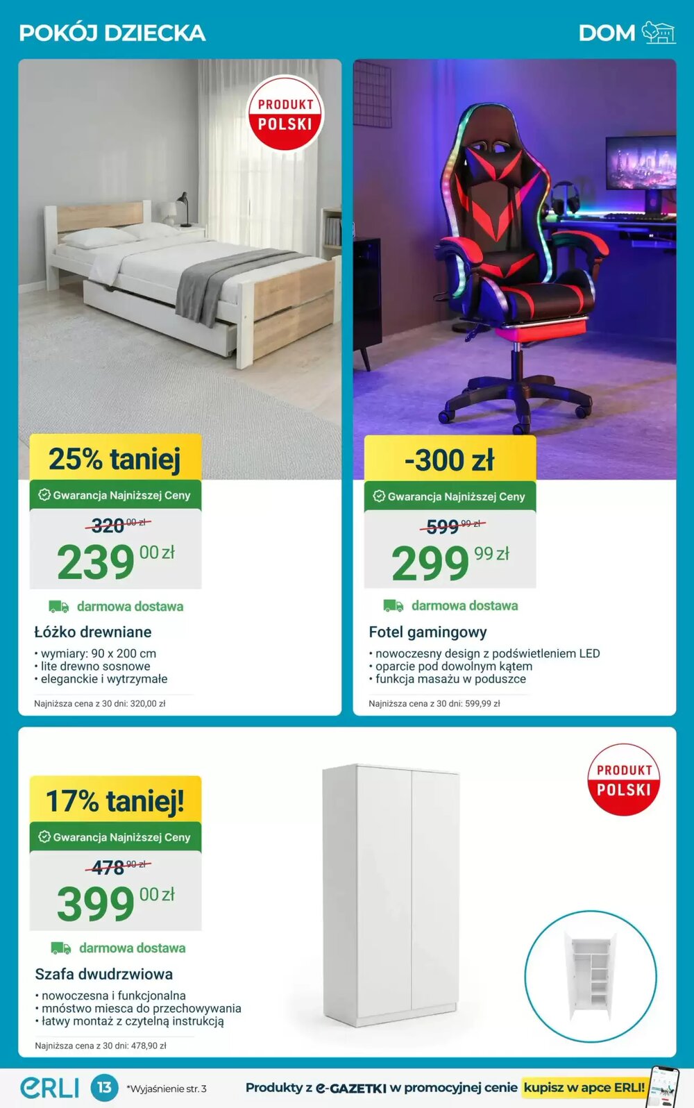 Gazetka promocyjna ERLI  ważna od 23.02.2026 - Strona 13.