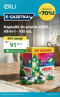 Gazetka promocyjna ERLI  ważna od 23.02.2026