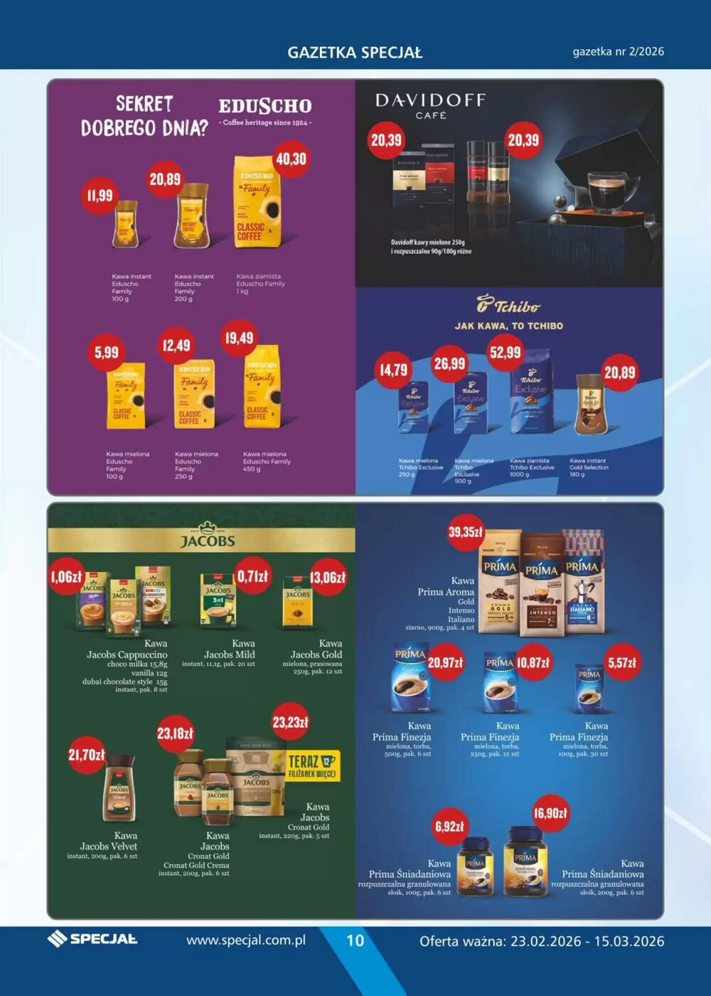 Gazetka promocyjna Specjał  ważna od 23.02.2026 - Strona 10.