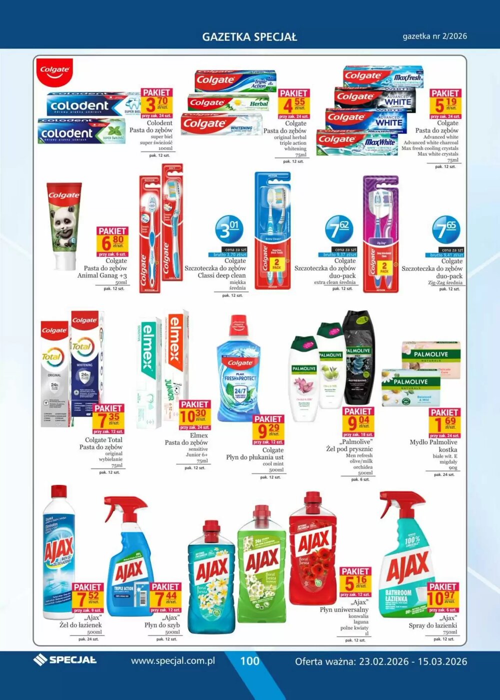 Gazetka promocyjna Specjał  ważna od 23.02.2026 - Strona 100.