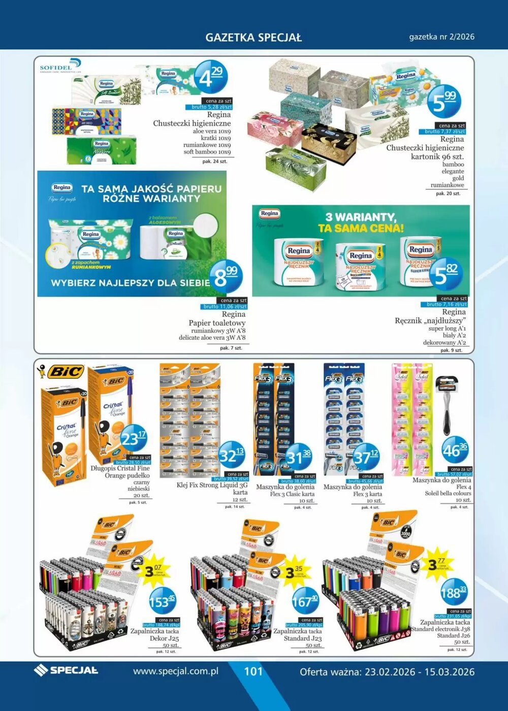 Gazetka promocyjna Specjał  ważna od 23.02.2026 - Strona 101.