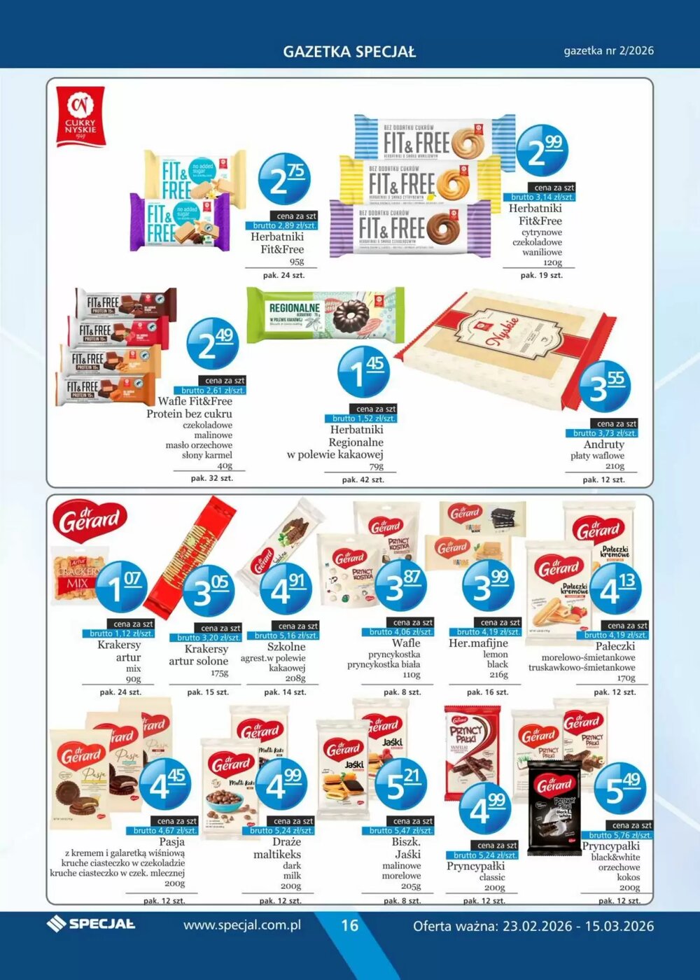 Gazetka promocyjna Specjał  ważna od 23.02.2026 - Strona 16.