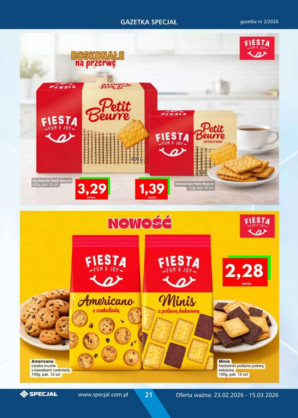Gazetka promocyjna Specjał  ważna od 23.02.2026 - Strona 21.