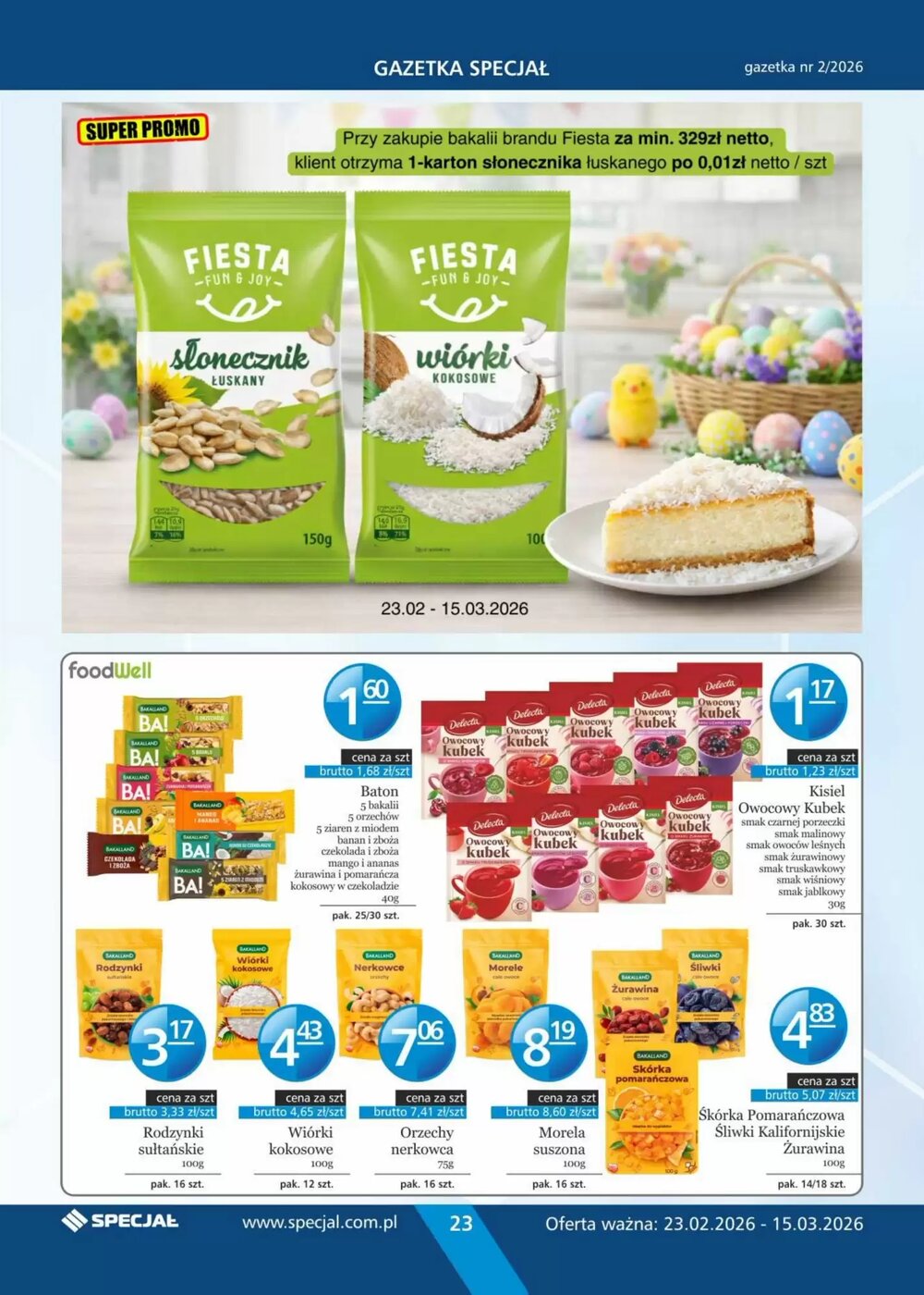 Gazetka promocyjna Specjał  ważna od 23.02.2026 - Strona 23.