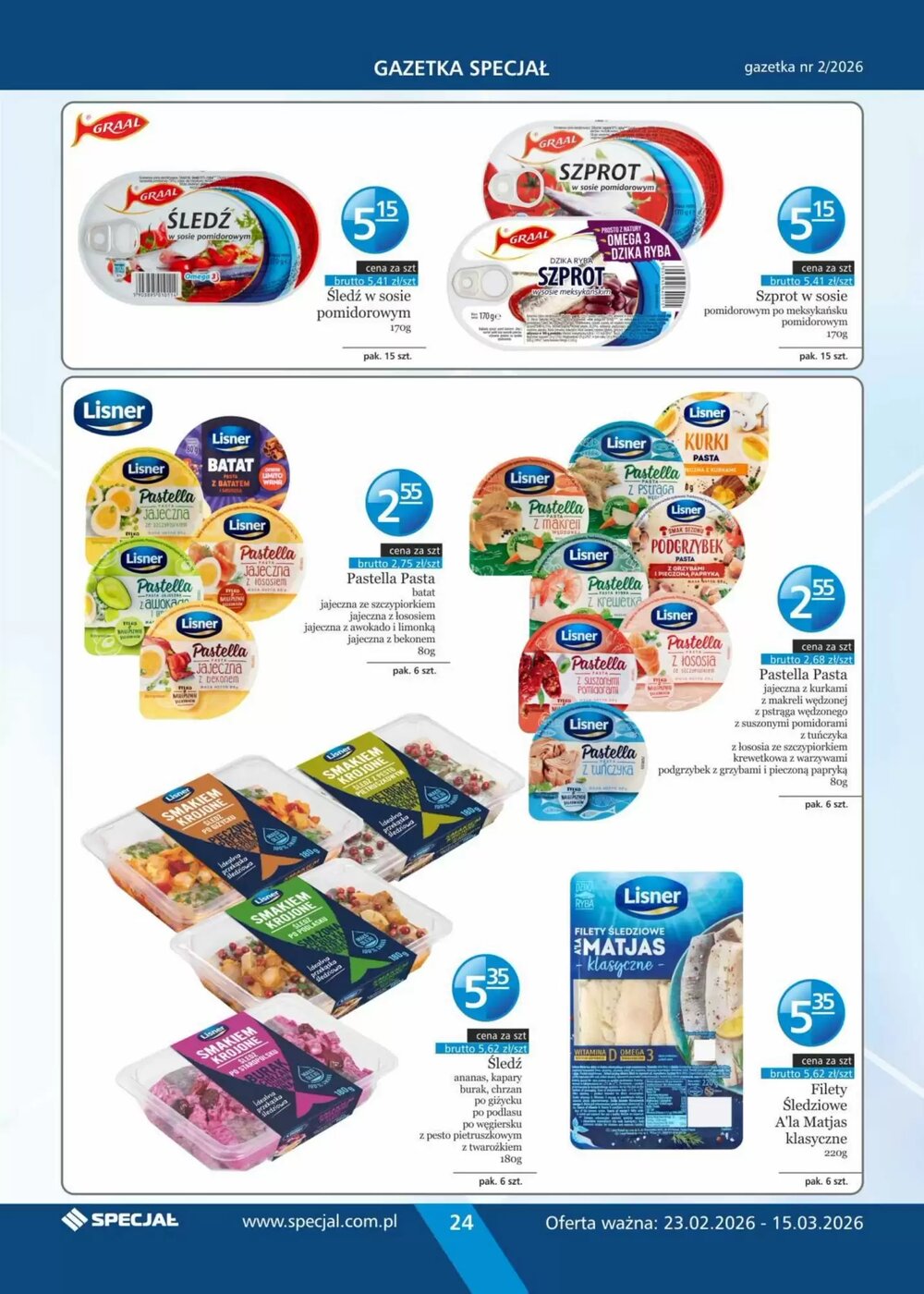 Gazetka promocyjna Specjał  ważna od 23.02.2026 - Strona 24.