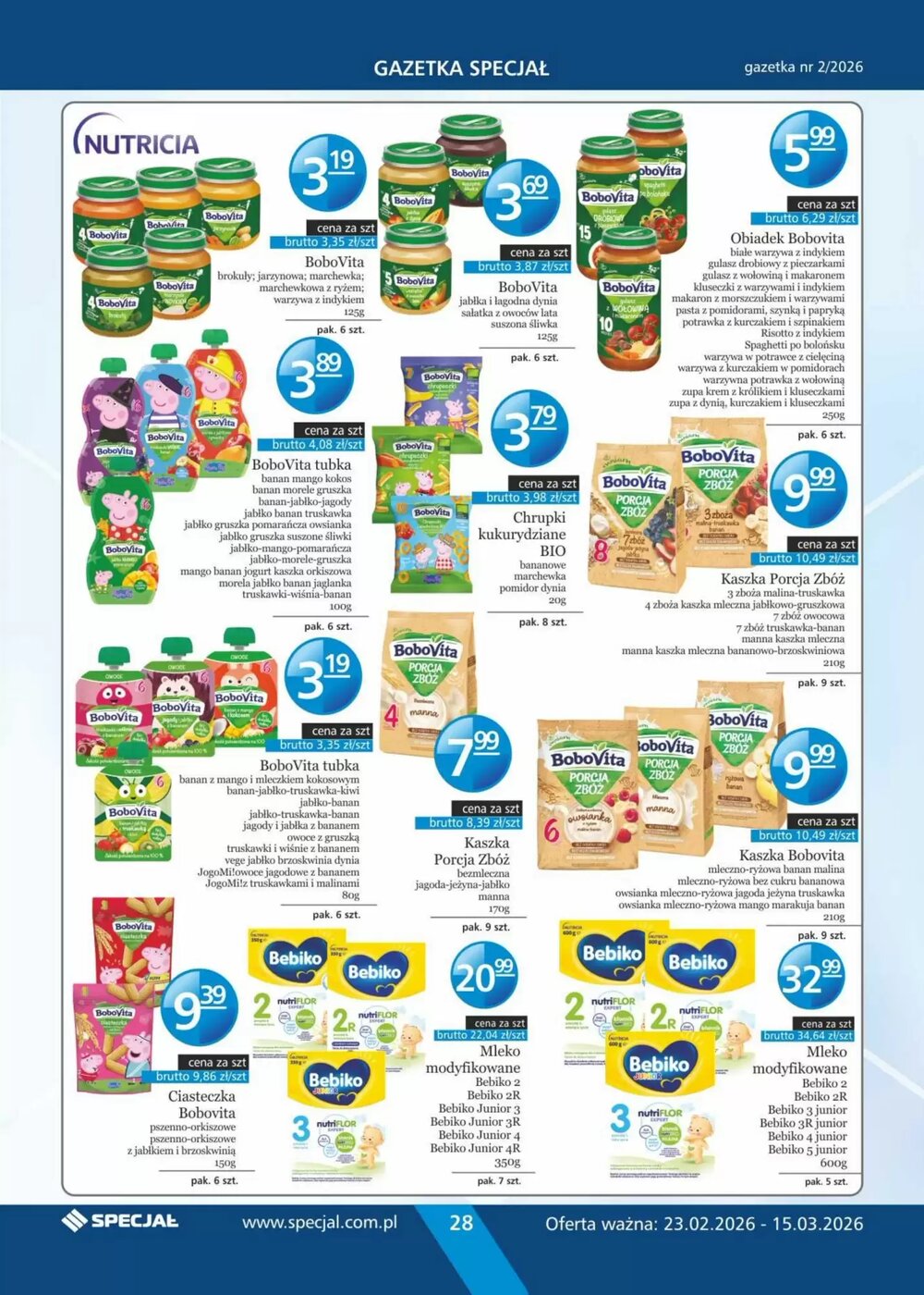 Gazetka promocyjna Specjał  ważna od 23.02.2026 - Strona 28.