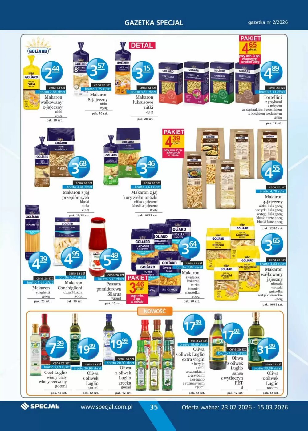 Gazetka promocyjna Specjał  ważna od 23.02.2026 - Strona 35.