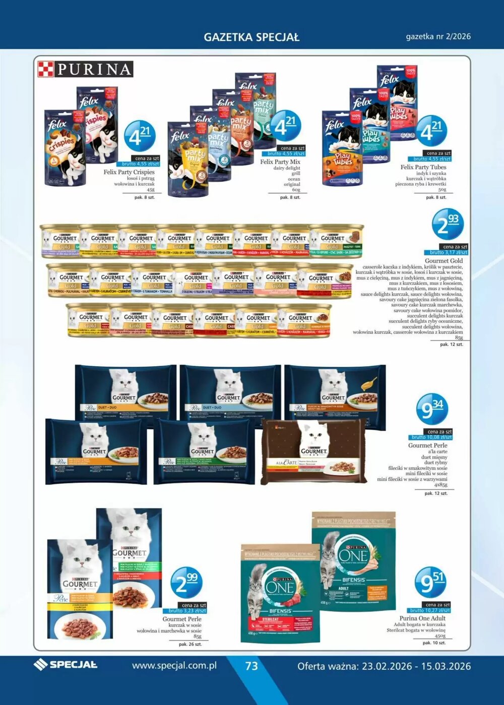 Gazetka promocyjna Specjał  ważna od 23.02.2026 - Strona 73.