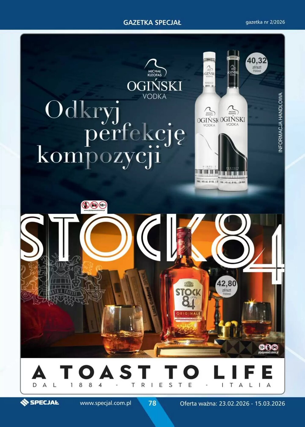 Gazetka promocyjna Specjał  ważna od 23.02.2026 - Strona 78.