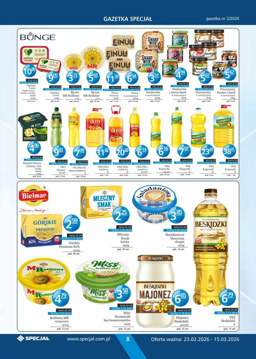 Gazetka promocyjna Specjał  ważna od 23.02.2026 - Strona 8.