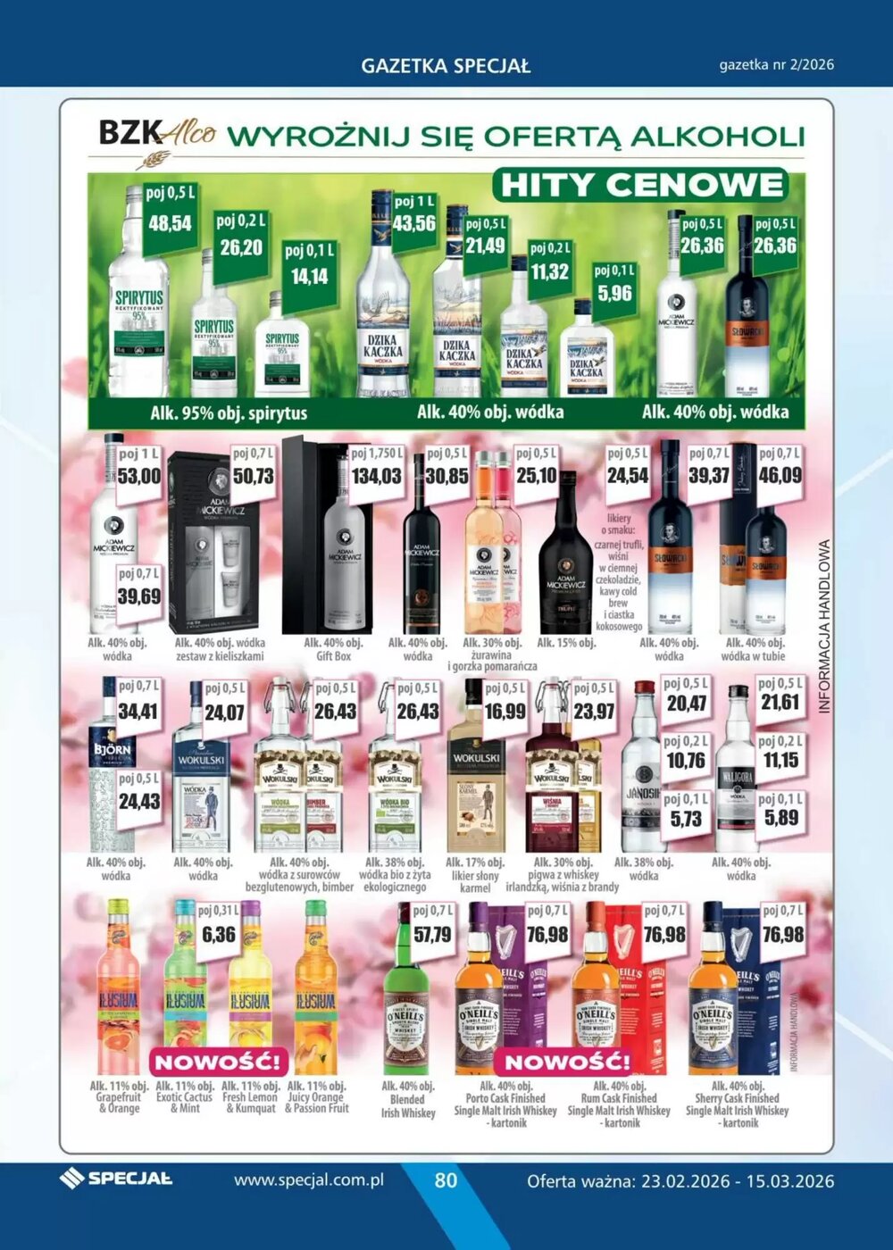 Gazetka promocyjna Specjał  ważna od 23.02.2026 - Strona 80.