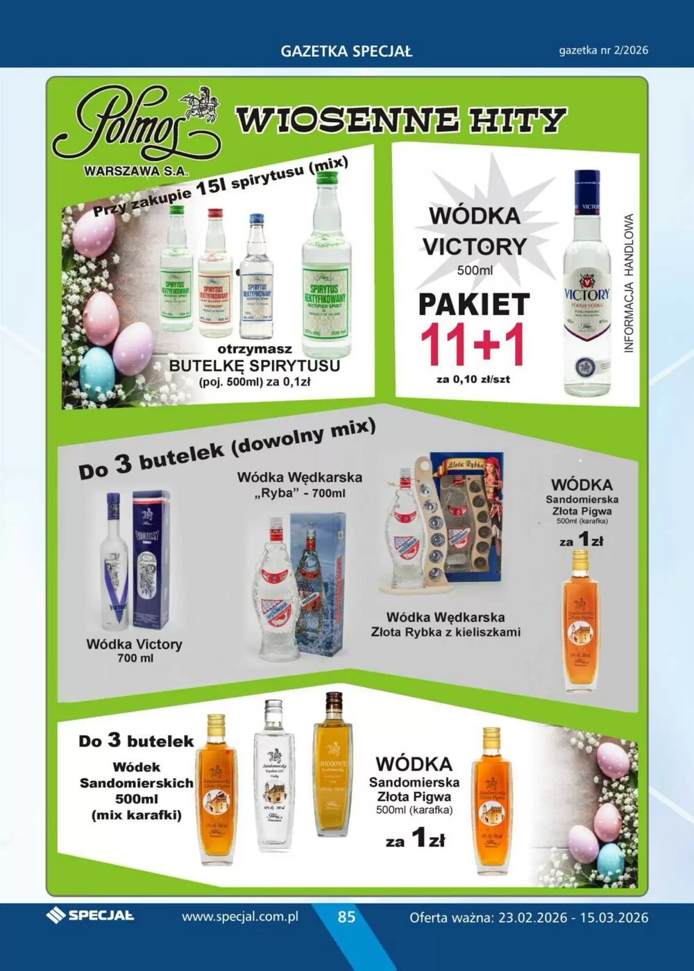 Gazetka promocyjna Specjał  ważna od 23.02.2026 - Strona 85.