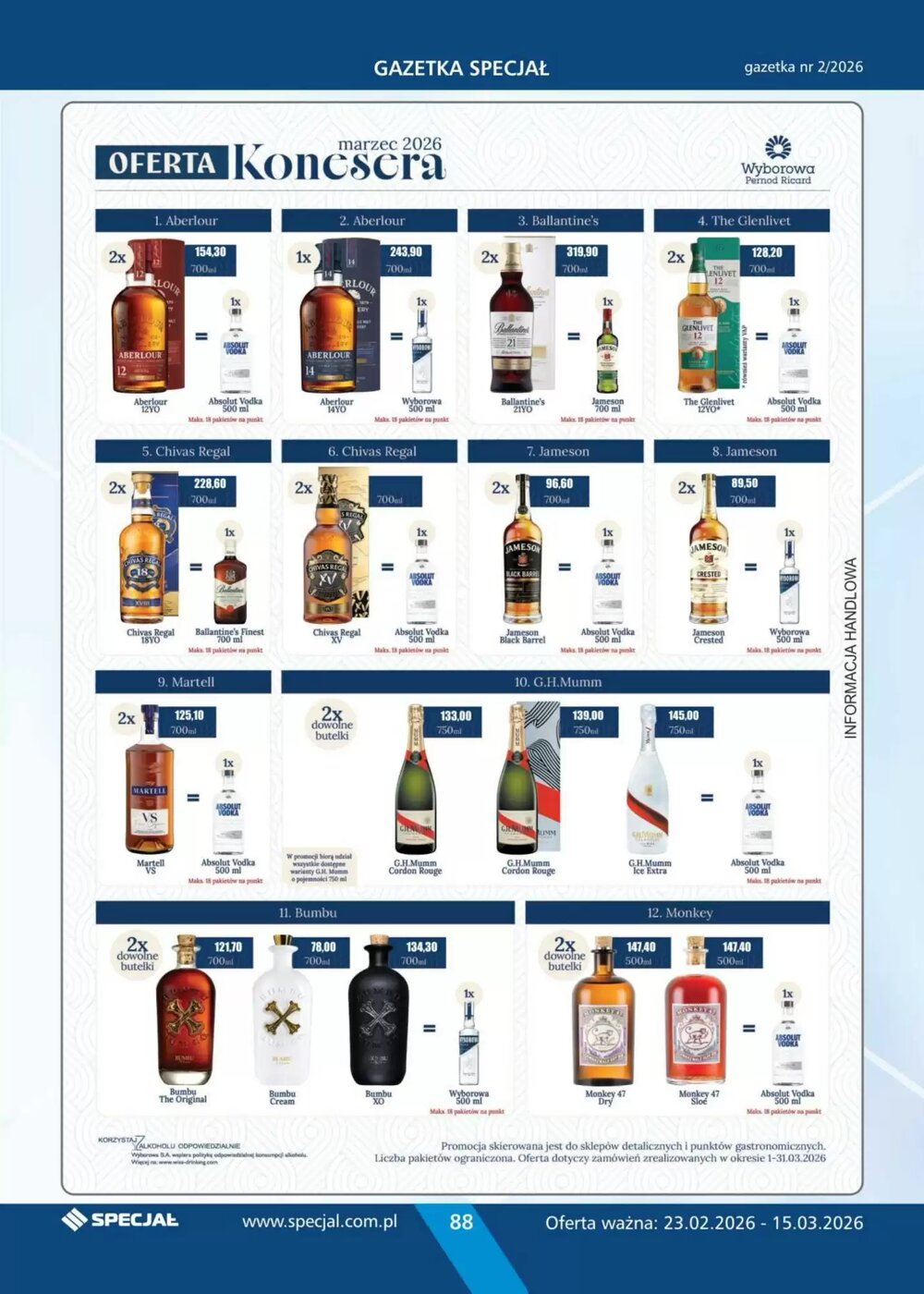 Gazetka promocyjna Specjał  ważna od 23.02.2026 - Strona 88.