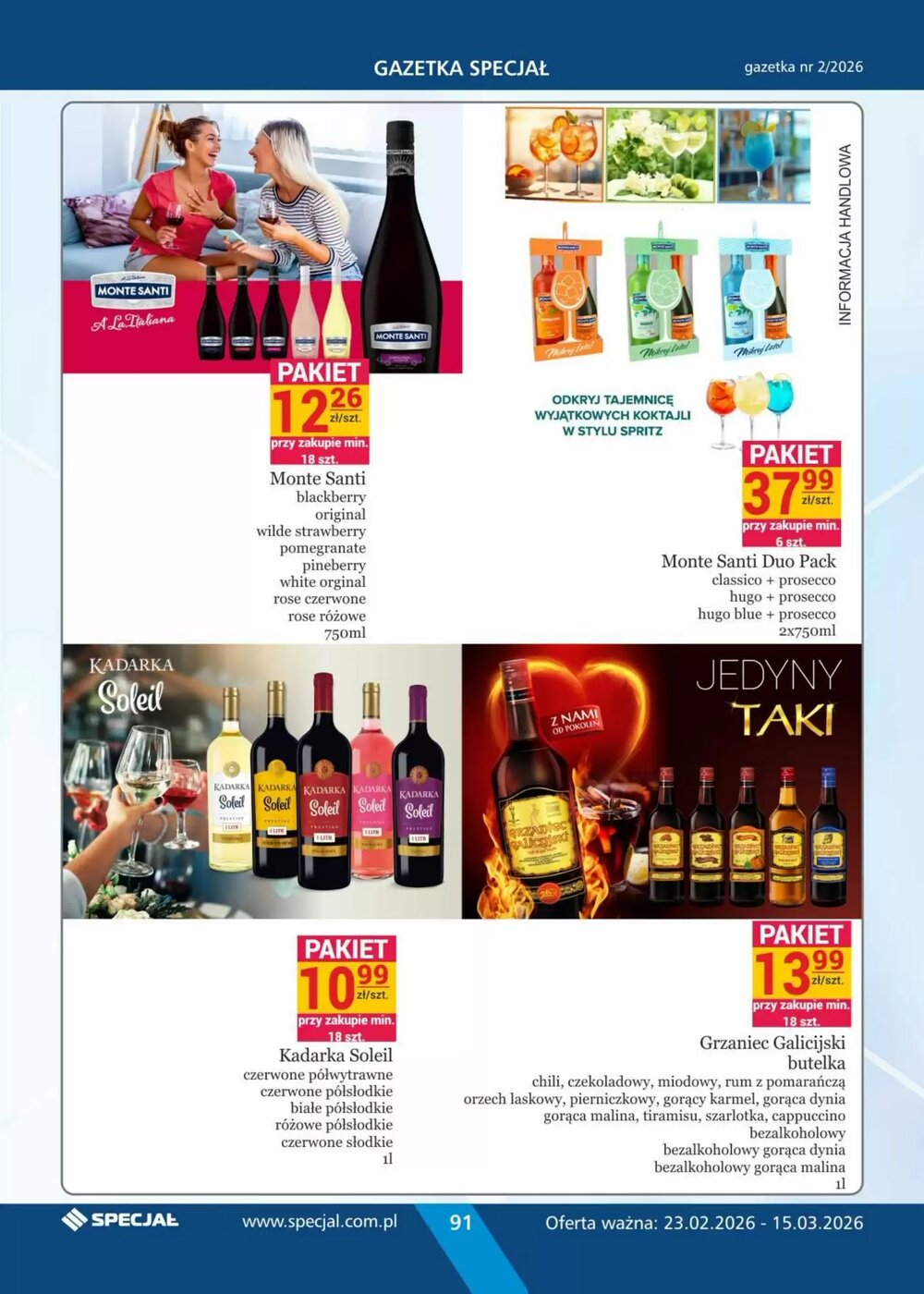 Gazetka promocyjna Specjał  ważna od 23.02.2026 - Strona 91.