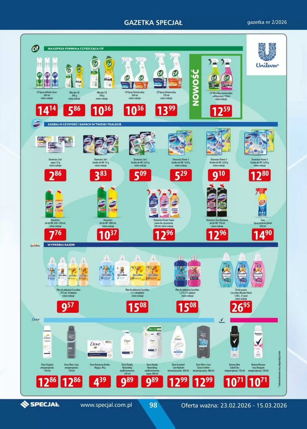 Gazetka promocyjna Specjał  ważna od 23.02.2026 - Strona 98.