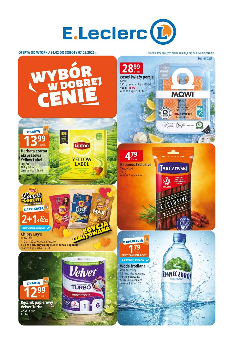 Gazetka promocyjna E.Leclerc  ważna od 24.02.2026 - Strona 1.
