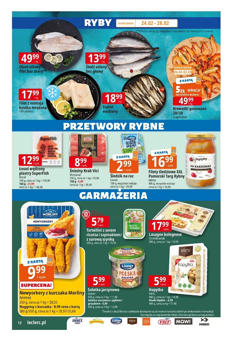 Gazetka promocyjna E.Leclerc  ważna od 24.02.2026 - Strona 12.