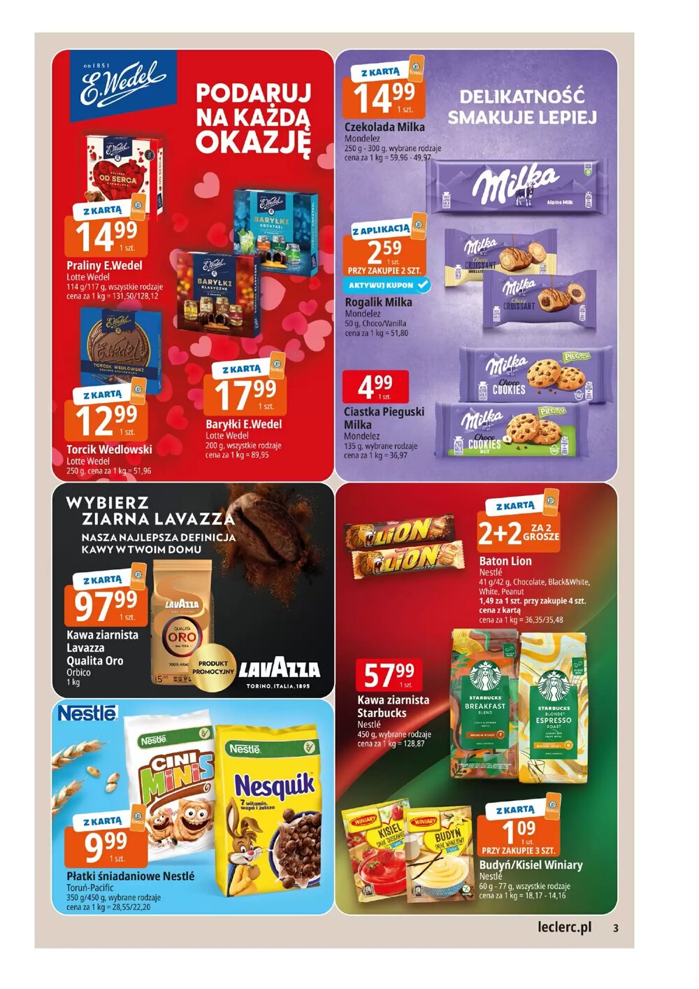 Gazetka promocyjna E.Leclerc  ważna od 24.02.2026 - Strona 3.