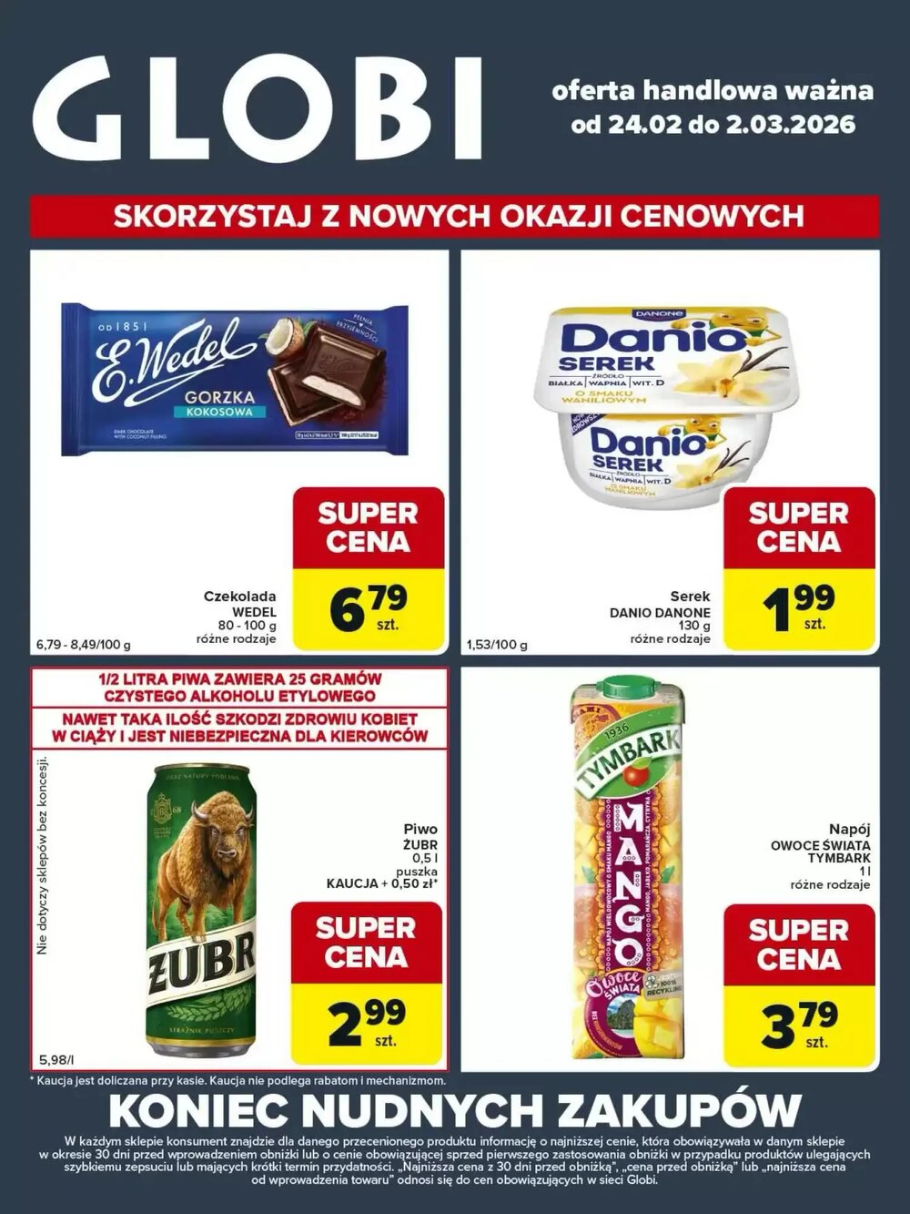 Gazetka promocyjna Globi  ważna od 24.02.2026 - Strona 1.