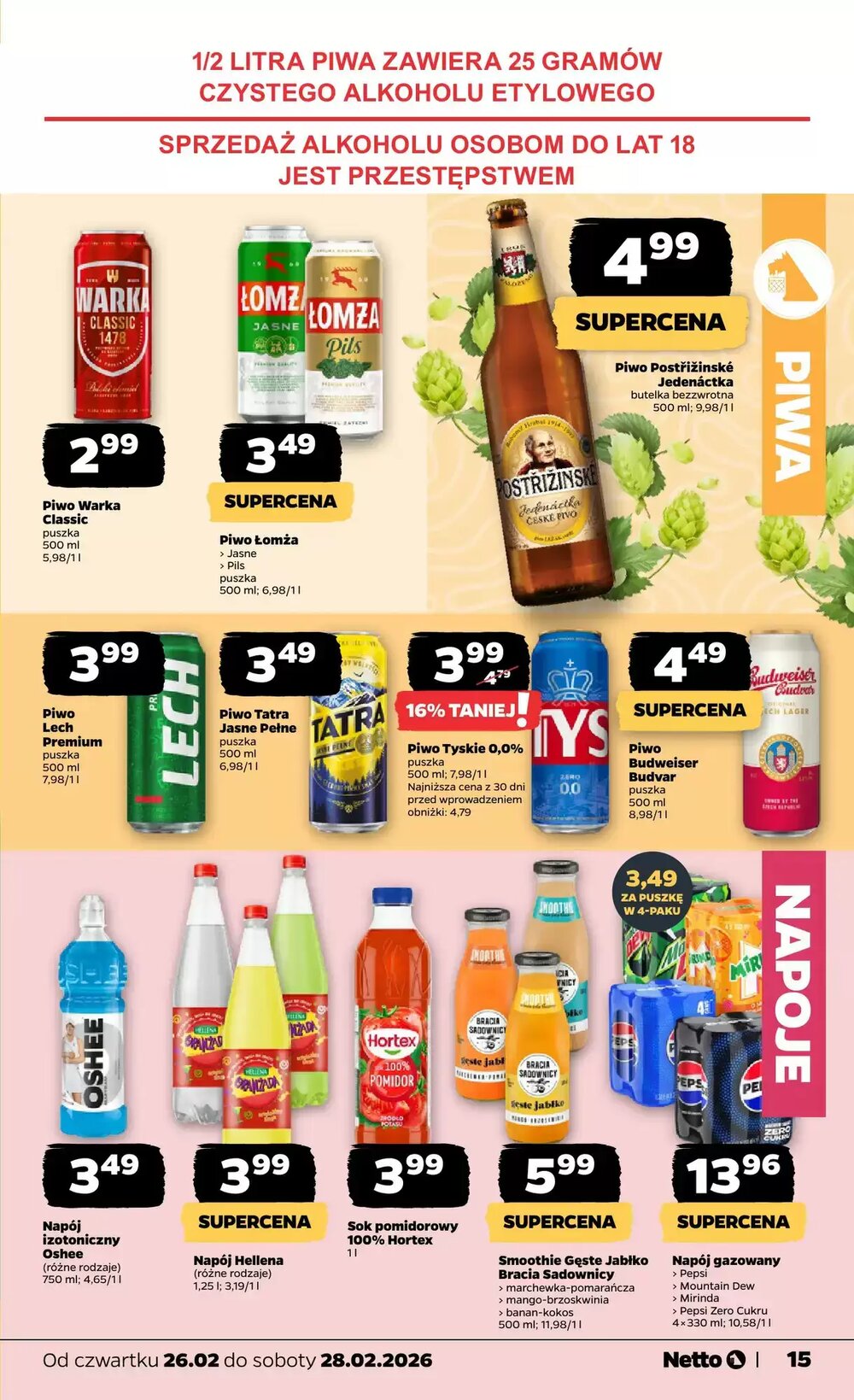 Gazetka promocyjna Netto  ważna od 24.02.2026 - Strona 15.