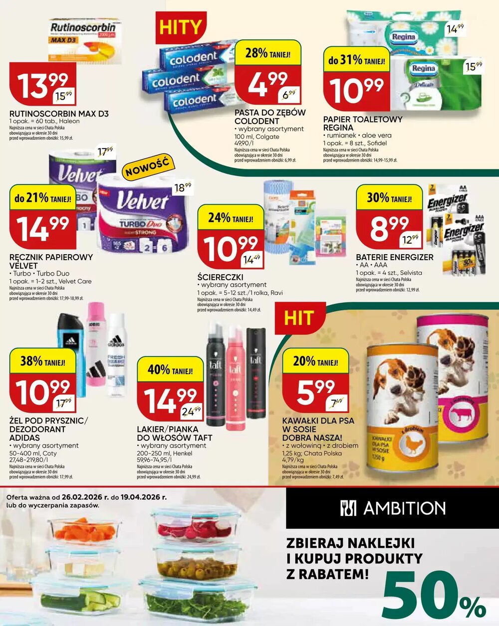 Gazetka promocyjna Chata Polska  ważna od 24.02.2026 - Strona 19.
