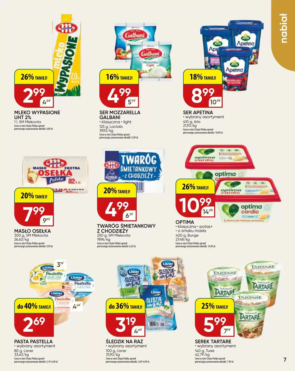 Gazetka promocyjna Chata Polska  ważna od 24.02.2026 - Strona 7.