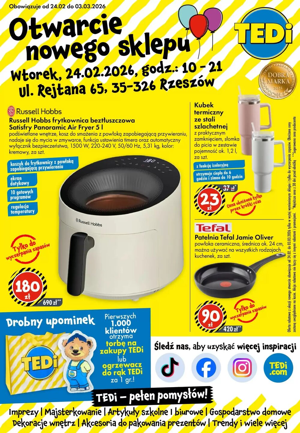 Gazetka promocyjna Tedi  ważna od 24.02.2026 - Strona 1.