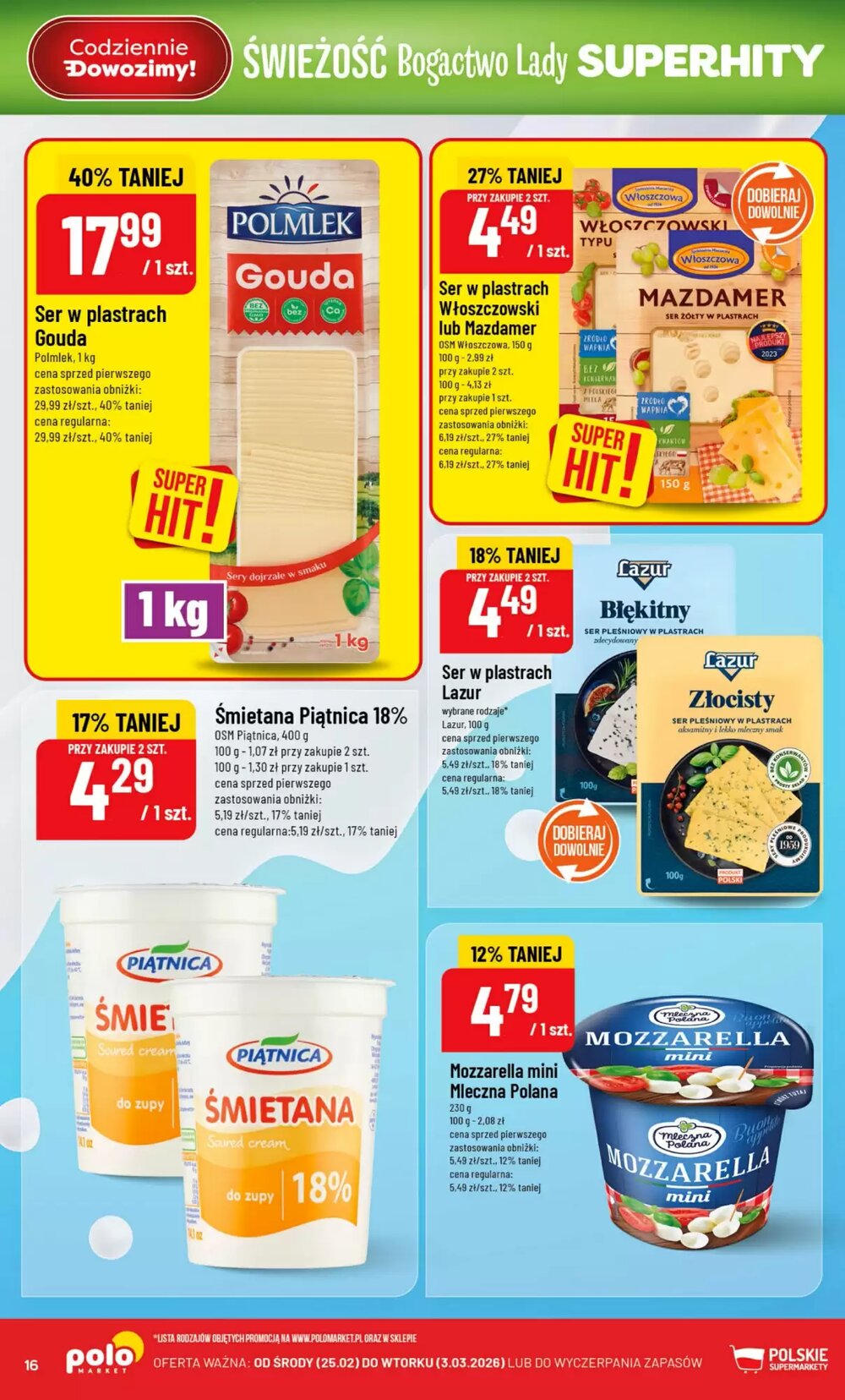 Gazetka promocyjna Polomarket  ważna od 25.02.2026 - Strona 16.