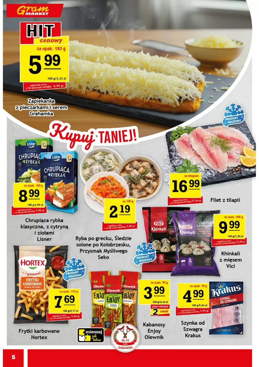 Gazetka promocyjna Gram Market  ważna od 25.02.2026 - Strona 5.