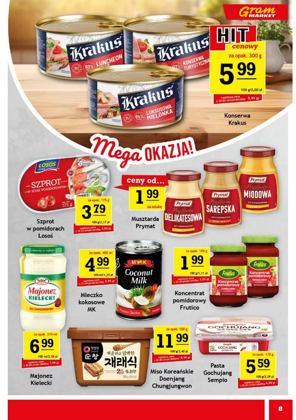 Gazetka promocyjna Gram Market  ważna od 25.02.2026 - Strona 8.
