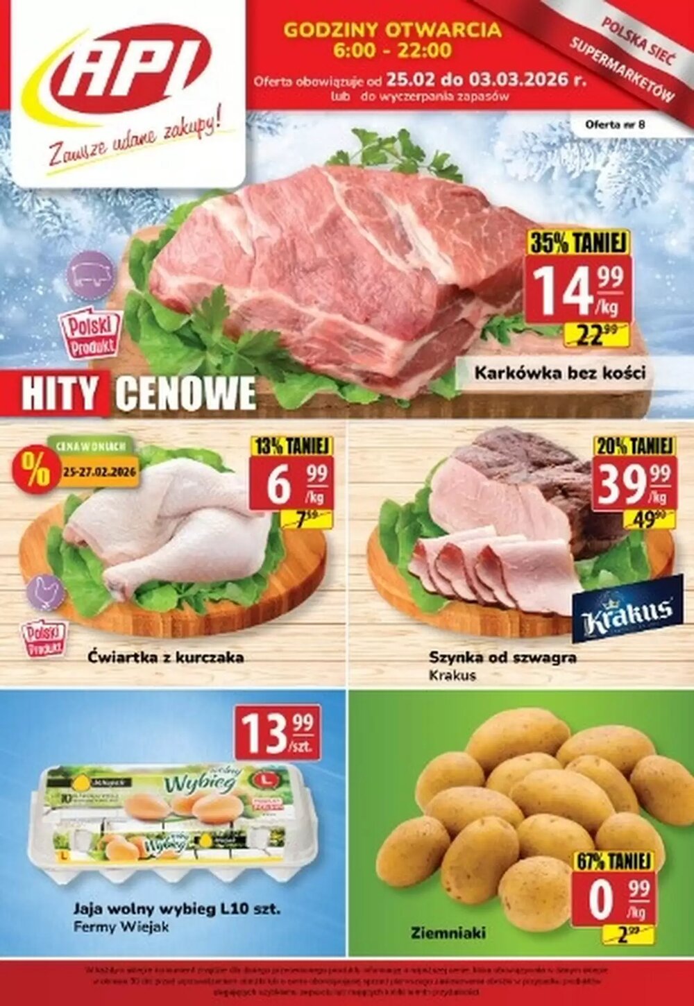 Gazetka promocyjna API MARKET  ważna od 25.02.2026 - Strona 1.