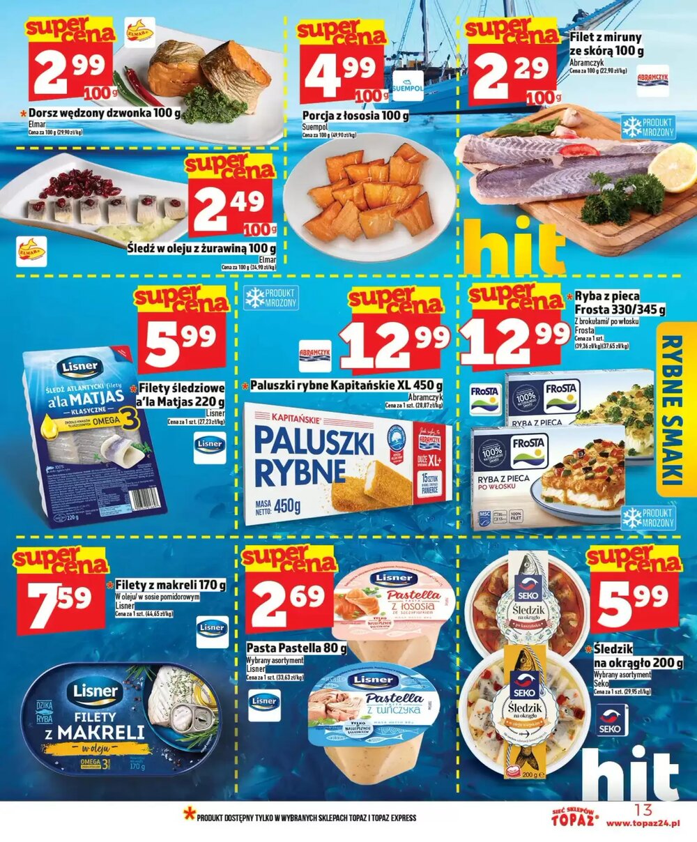 Gazetka promocyjna Topaz  ważna od 26.02.2026 - Strona 13.