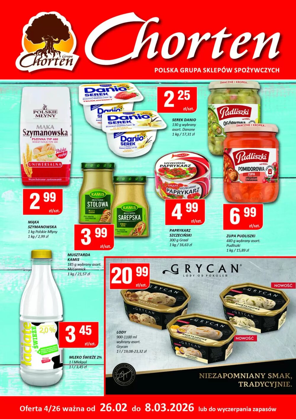 Gazetka promocyjna Chorten  ważna od 26.02.2026 - Strona 1.