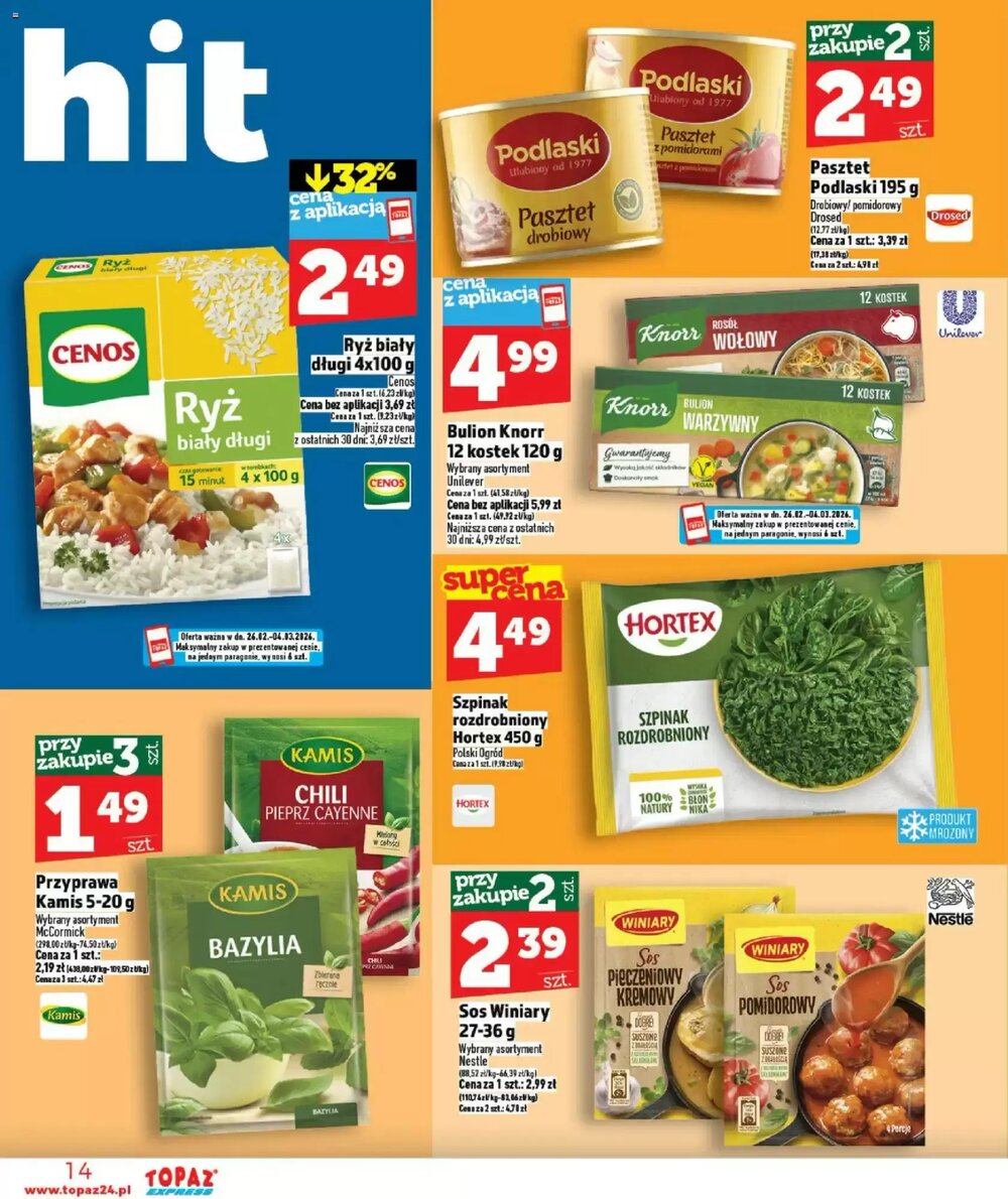 Gazetka promocyjna Topaz Express  ważna od 26.02.2026 - Strona 14.