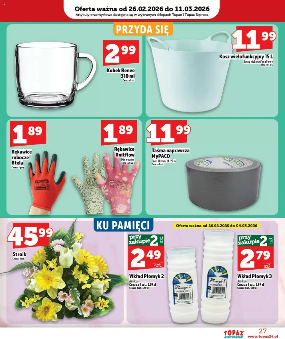 Gazetka promocyjna Topaz Express  ważna od 26.02.2026 - Strona 27.