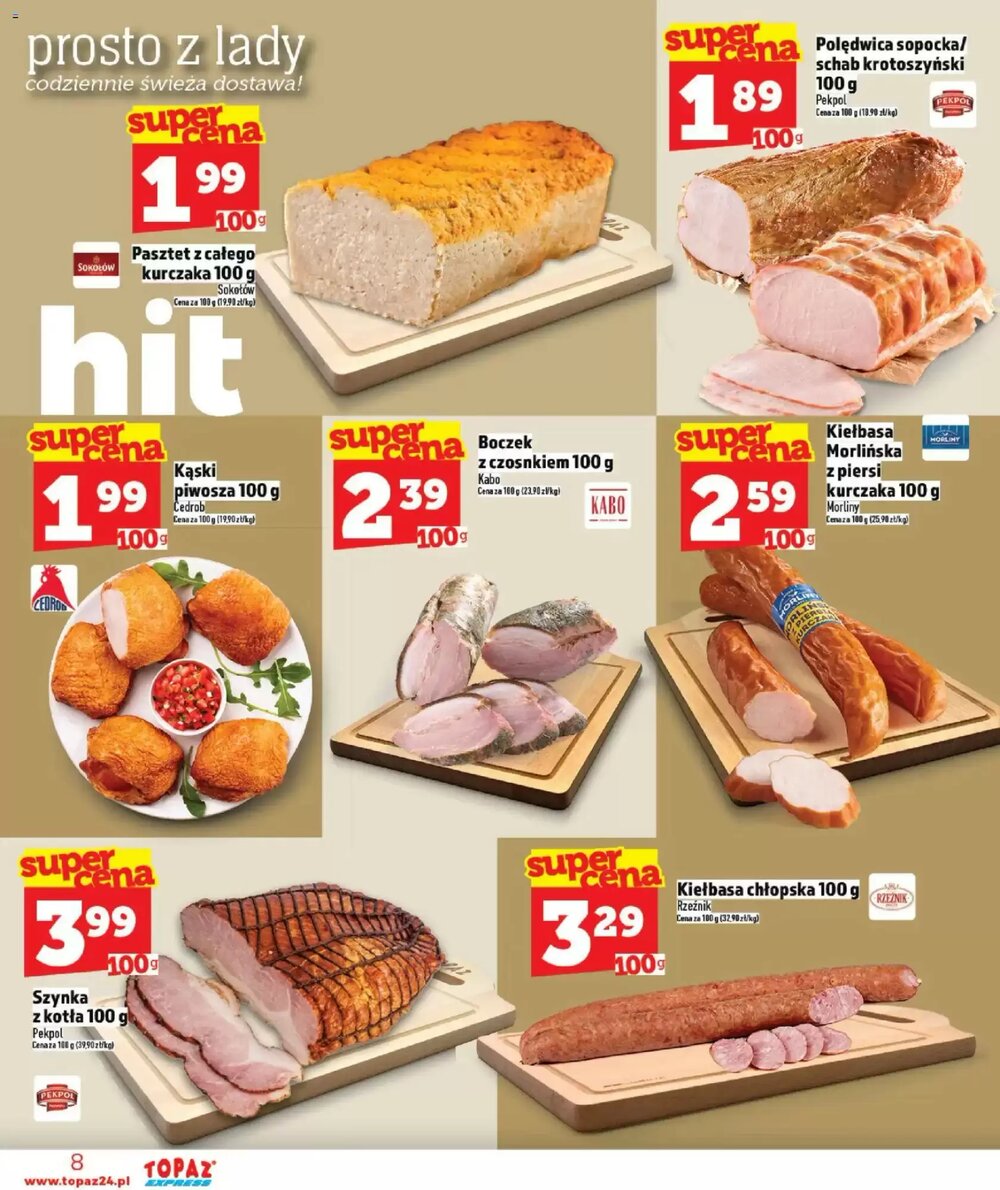 Gazetka promocyjna Topaz Express  ważna od 26.02.2026 - Strona 8.