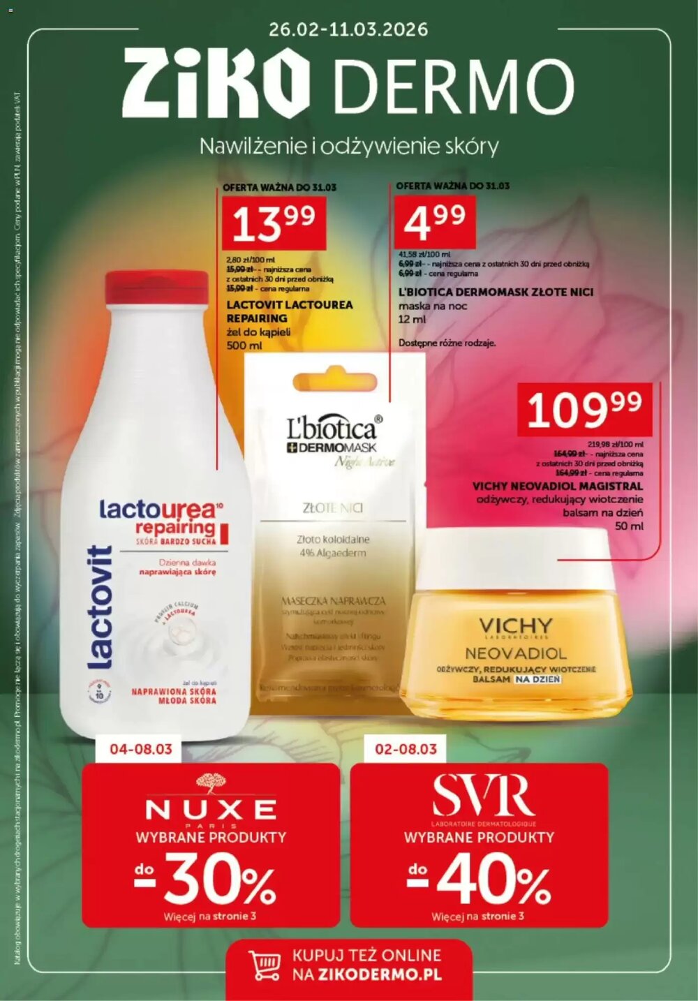 Gazetka promocyjna Ziko Dermo  ważna od 26.02.2026 - Strona 1.