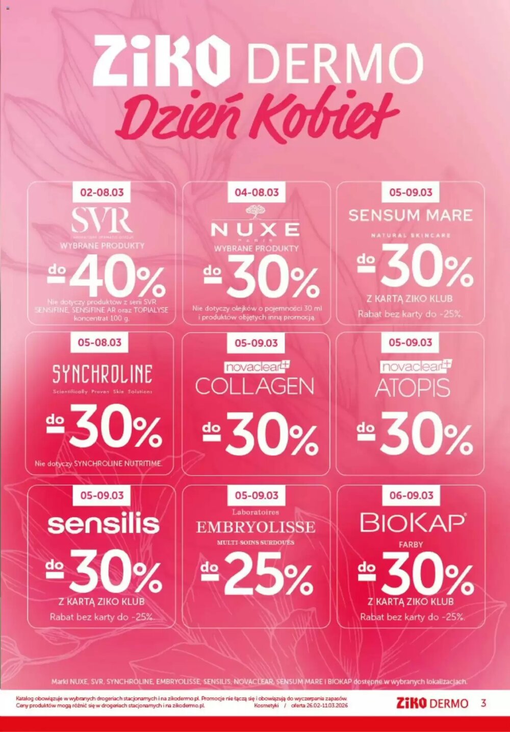 Gazetka promocyjna Ziko Dermo  ważna od 26.02.2026 - Strona 3.