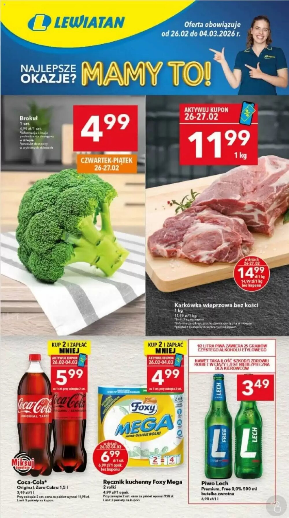 Gazetka promocyjna Lewiatan  ważna od 26.02.2026 - Strona 1.