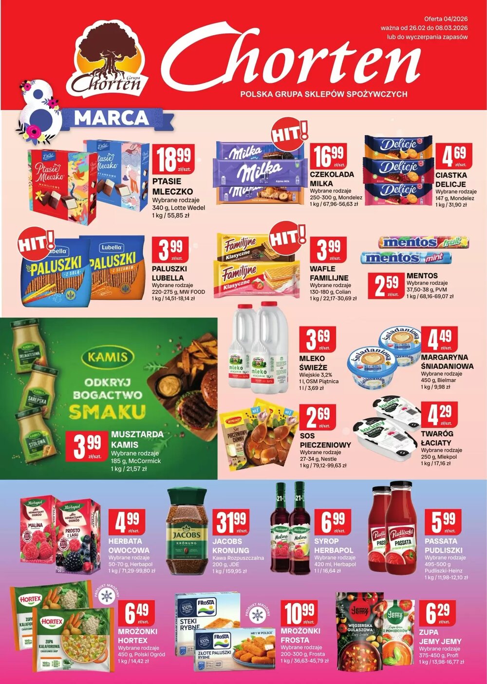 Gazetka promocyjna Chorten  ważna od 26.02.2026 - Strona 1.